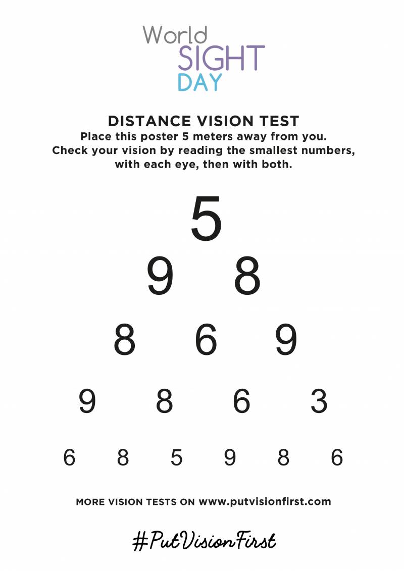 World Sight Day Leaflets from Essilor 
