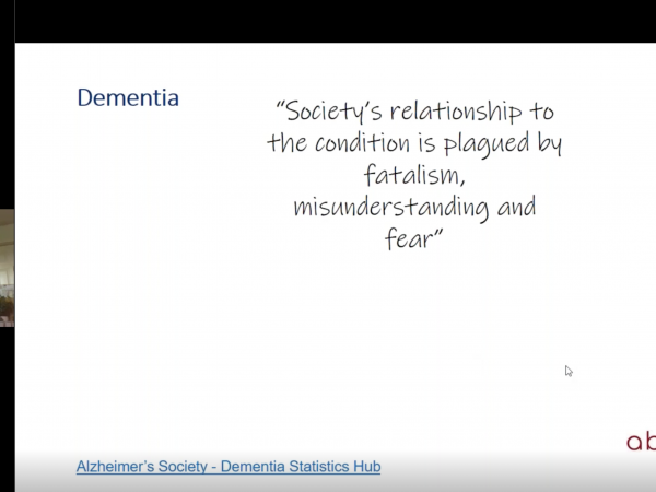 Dementia - the health challenge of a generation 