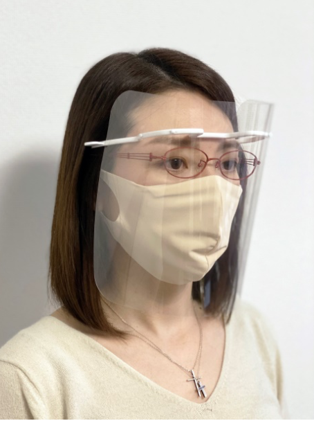 Eyewear brand CHARMANT delivers a newly developed face shield to combat coronavirus